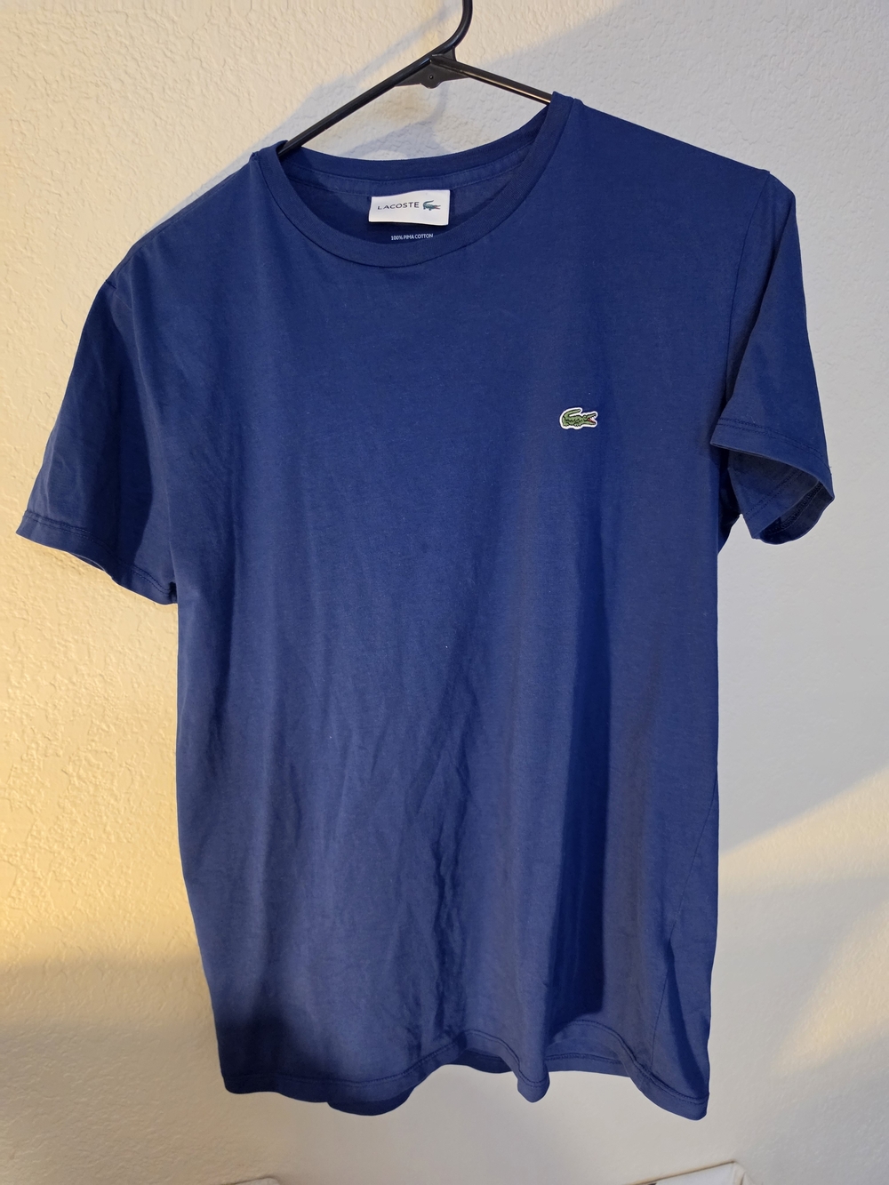Lacoste Men's Classic Crew Neck Short Sleeve T‑Shirt – Navy